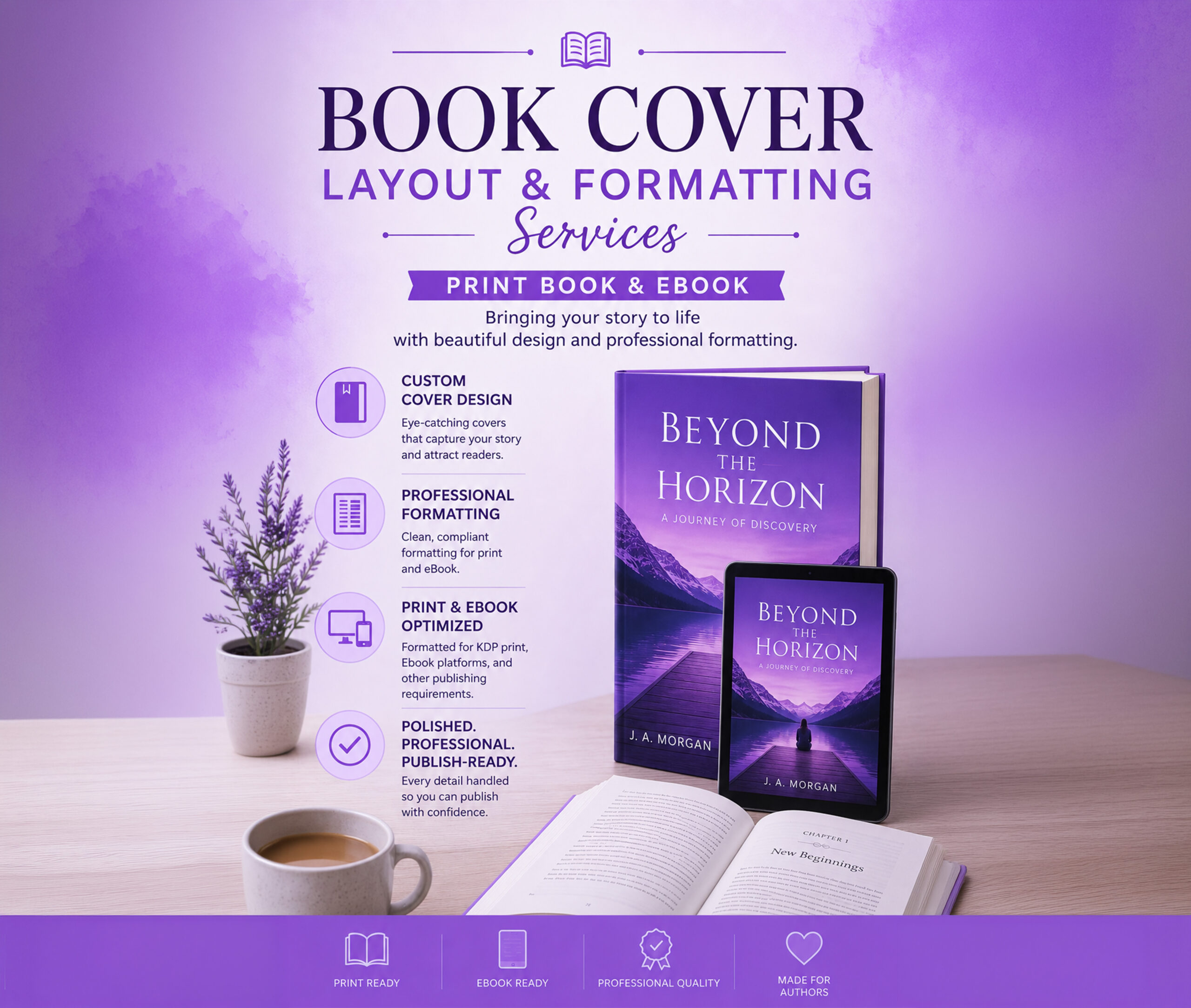 Book Cover Layout and Formatting