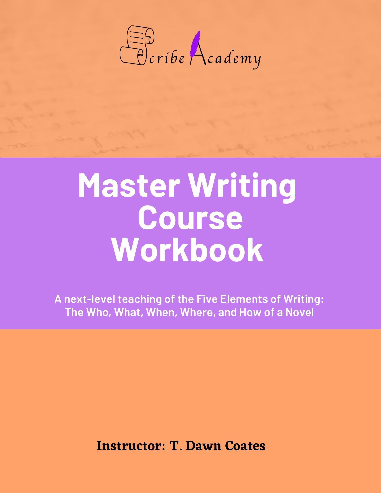 Master Writing Course Workbook Cover